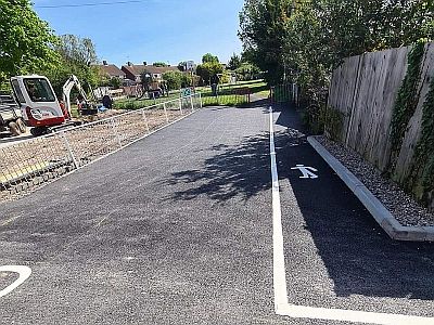 local car park repairs Lymington images